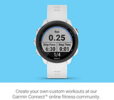 Garmin Forerunner 245 Music - Smartwatch, White