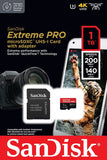 SANDISK - CARDS EXTREME PRO MICROSDXC 1TB+SD ADAPTER 200MB/S 140MB/S A2 C10 V