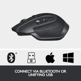 Logitech MX Master 2S Wireless Mouse, Black