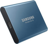 Samsung T5 500 GB USB 3.1 Gen 2 (10 Gbps, Type-C) External Solid State Drive Alluring Blue