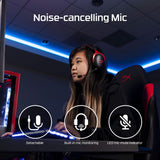 HyperX Cloud II Wireless - Gaming Headset for PC, PS4, PS5*, Nintendo Switch, Long Lasting Battery Up to 30 Hours, 7.1 Surround Sound, Detachable Noise Cancelling Microphone with Mic Monitoring