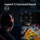 HyperX Cloud II Wireless - Gaming Headset for PC, PS4, PS5*, Nintendo Switch, Long Lasting Battery Up to 30 Hours, 7.1 Surround Sound, Detachable Noise Cancelling Microphone with Mic Monitoring