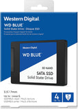 WD Blue 3D NAND Internal SSD 2.5 Inch SATA - 4 TB