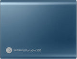 Samsung T5 500 GB USB 3.1 Gen 2 (10 Gbps, Type-C) External Solid State Drive Alluring Blue