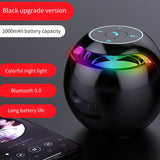 Bluetooth Speaker Mini Portable Home Wireless Overweight Subwoofer Steel Cannon 3D Surround Mobile Phone Player Outdoor