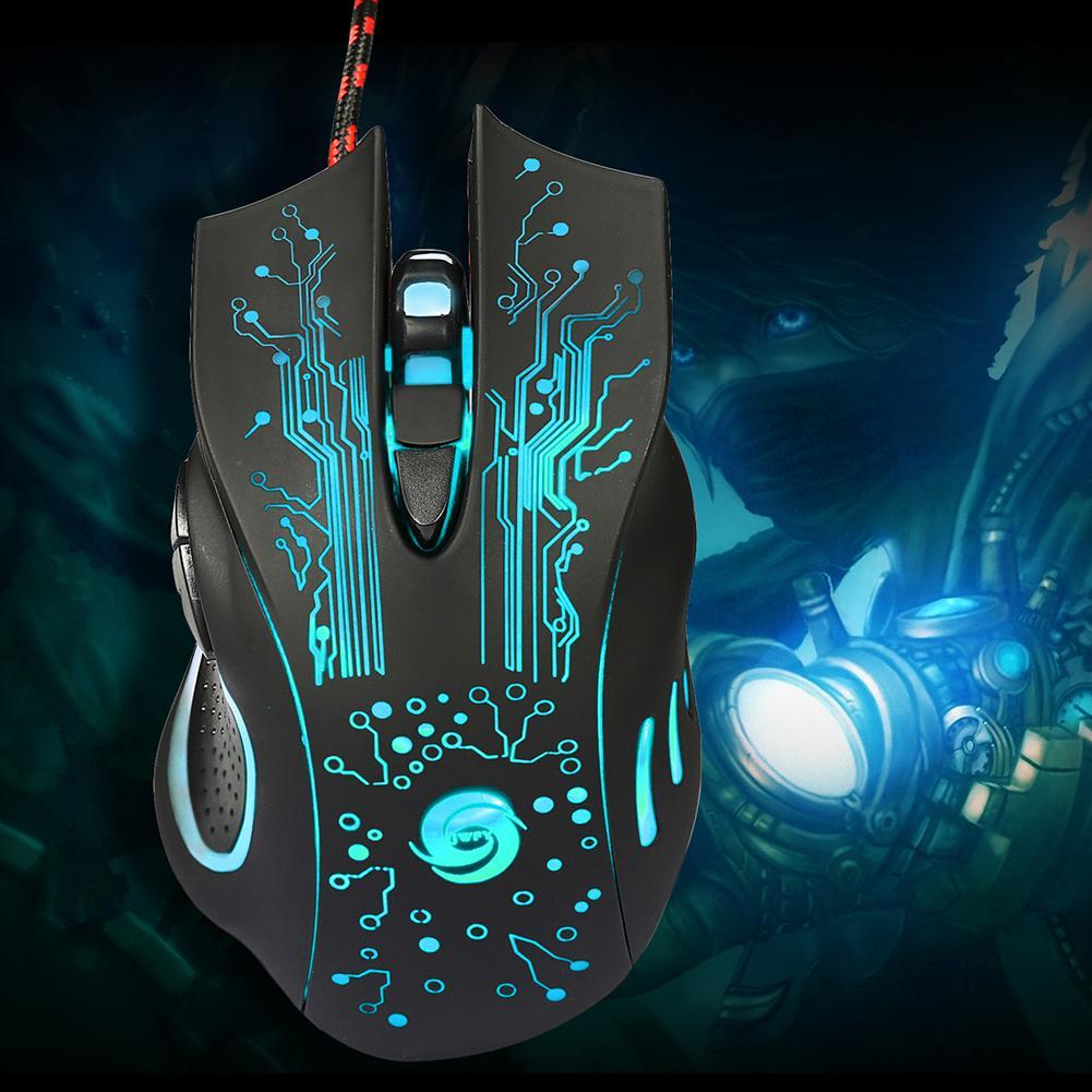 High-End Optical Professional Gaming Mouse LED Backlit Ergonomics Design  Mouse