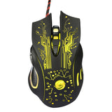 Ergonomic Wired Gaming Mouse 5500DPI Adjustable 7 Buttons LED Backlit Professional Gamer Mice Computer Mouse for PC Laptop