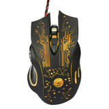 Ergonomic Wired Gaming Mouse 5500DPI Adjustable 7 Buttons LED Backlit Professional Gamer Mice Computer Mouse for PC Laptop